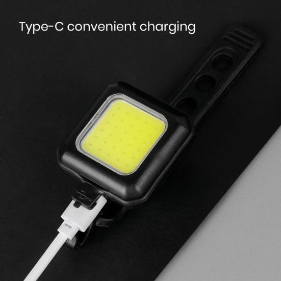 Велосипедный фонарь, перезаряжаемый через USB, ультра яркий передний фонарик, сигнальная лампа для ночной езды на горном велосипеде