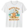 Suns Out Buns Out T-Shirt Duck Beach Summer Vacation Gift For Him And Her