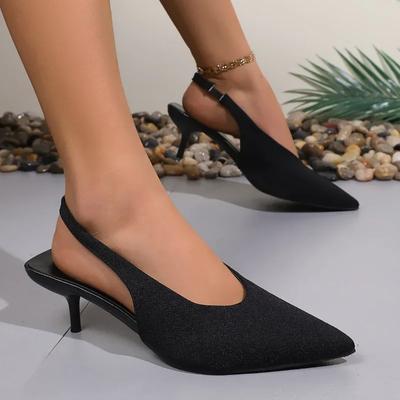 Модная женская обувь по акции Сандалии женские слипоны Модные неглубокие Офисные и карьерные Летние больших размеров Бестселлер Сандалии с закрытым носком