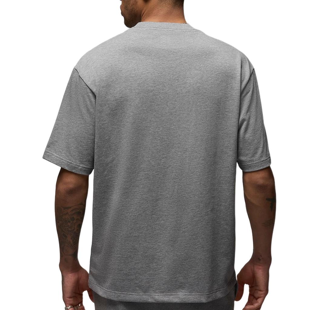 Jordan Футболка Flight Essentials 85 Woven Crew Neck с коротким рукавом, мужские топы, цвет карбон-серый FZ1912-091