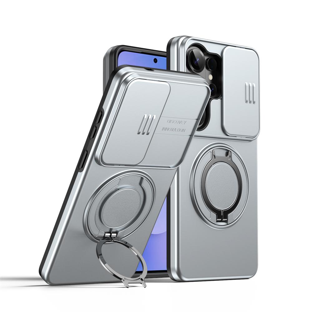 Магнитный чехол-броня для Samsung Galaxy S26 S25 S24 Plus S23 Ultra A57 A37 A27 A17 A07 A56 Чехол с кольцом-держателем и защитой камеры
