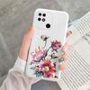 For Redmi 10C 10 C 10A Cover Funda Vintage Flowers Leaves Protective Cover Soft Capa For Xiaomi Redmi 10C 13C 14C Bumper Case