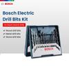 Bosch Электрические сверла, набор из 15 шт., смешанный набор, подходят для электрических дрелей Bosch