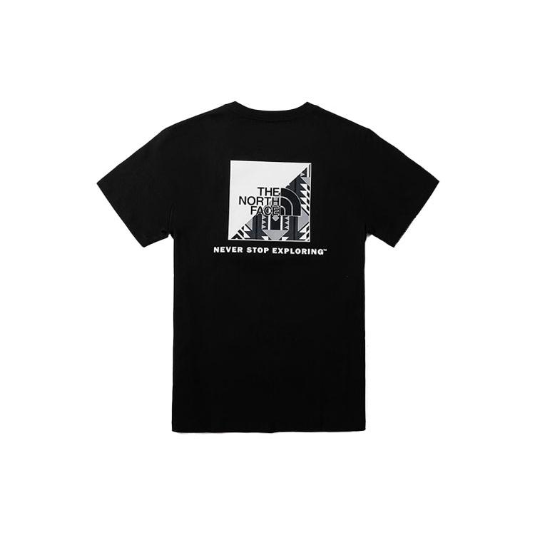 THE NORTH FACE T-Shirts Unisex Black Crew Neck Moderate Straight Fit NF0A4NE7-JK3
