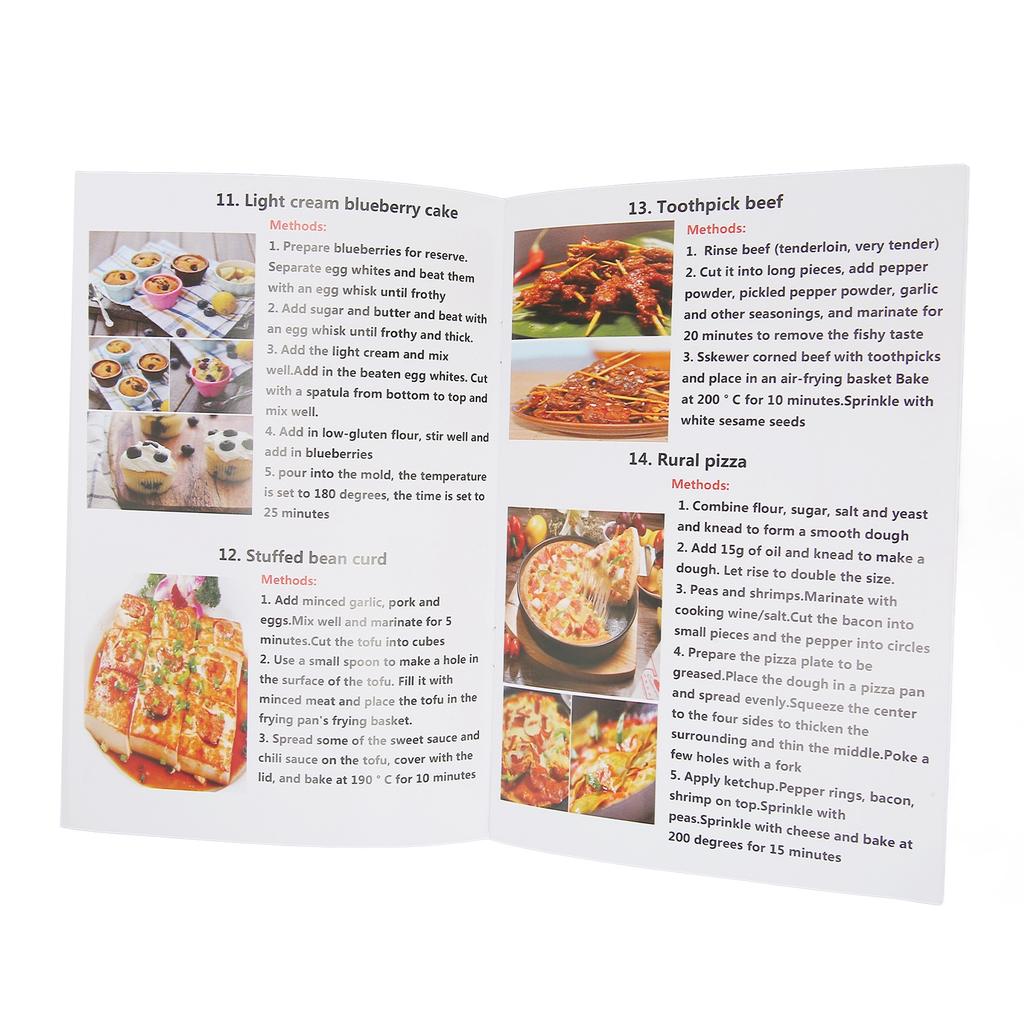 Книга рецептов для аэрофритюрницы 32 рецепта Цветные картинки Практическая книга рецептов для фритюрницы для начинающих и продвинутых пользователей