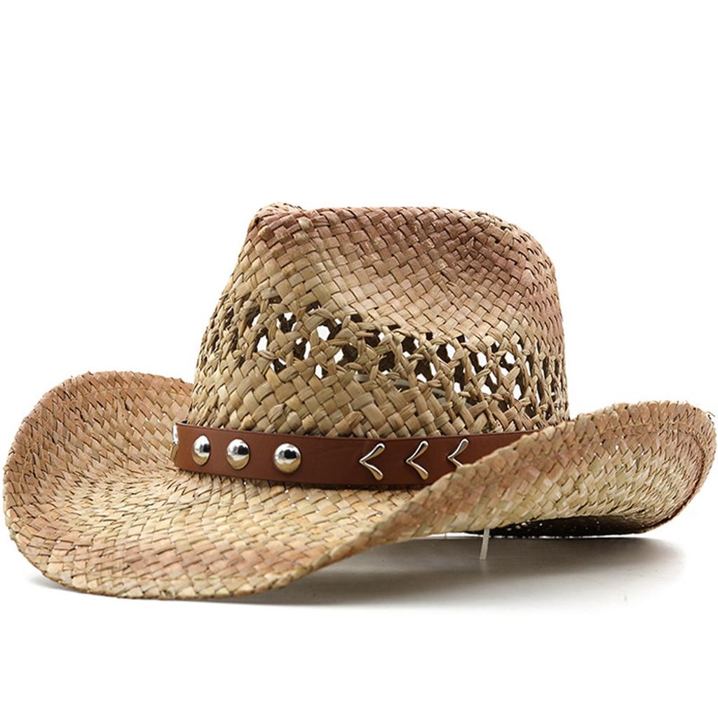 Пояс ретро удобный дышащий повседневный универсальный открытый большой солнцезащитный и затеняющий вестерн ковбойская шляпа