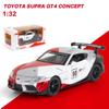 1/32 Scale Toyota Supra GT Diecasting Mini Car Model Toy Vehicle with Sound and Light for Collection Children’s Gifts