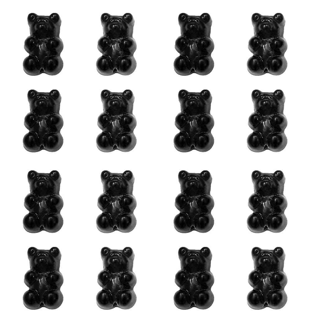 1000Pcs Resin Candy Bear Charms Beads for DIY Necklace Bracelet Earrings Jewelry Making