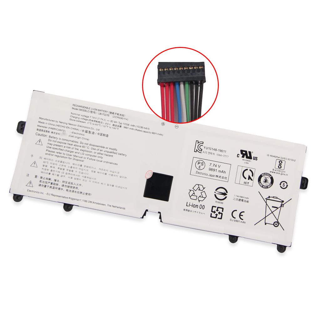 Аккумулятор для ноутбука LBV7227E для LG Gram 13Z990 13ZD990 LG13Z99 15Z990 15ZB990 15ZD990 LG15Z99 17Z990 17ZB990 17ZD990 17Z99