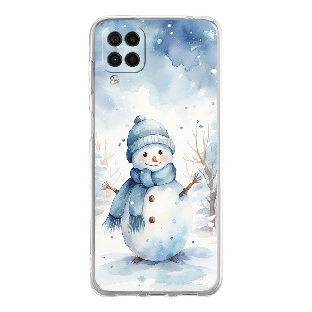 Чехол для Samsung A54 A52 A50 A70 A10 A30 A40 A20S A20E A02S A12 A14 A22 A24 A42 A34 A32 5G A04s Чехол с рождественской графикой