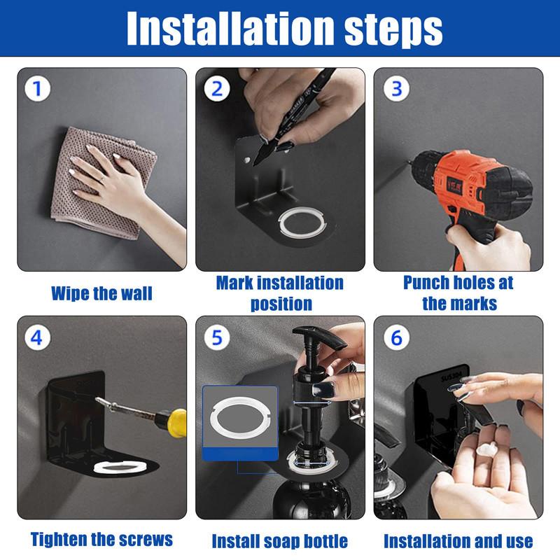 500 мл дозатор для мыла в ванной комнате многоразовый ручной насос бутылка пластиковая пустая косметическая упаковка бутылки кондиционер бутылки