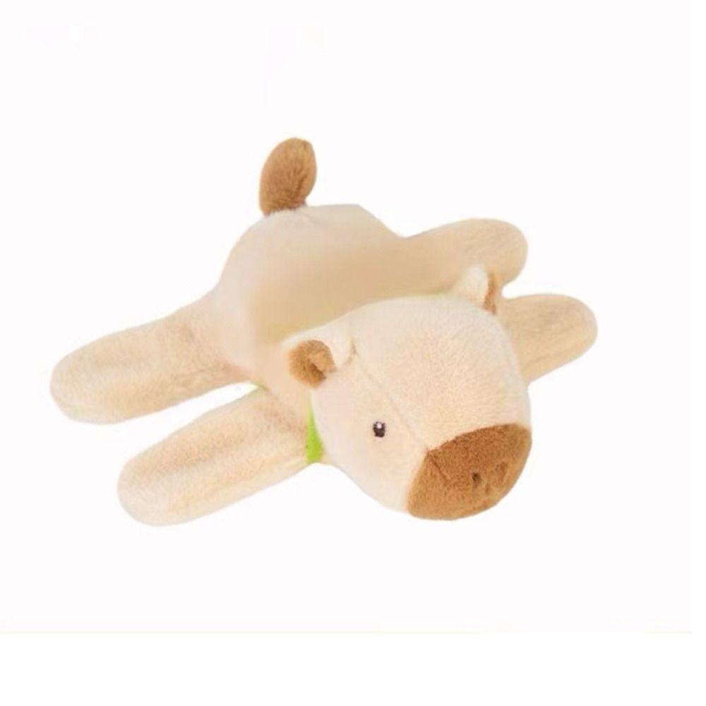 Stuffed Dolls Capybara Slap Bracelets Cartoon Huggers Slap Toy Funny Animal Clap Ring  Kids Gift