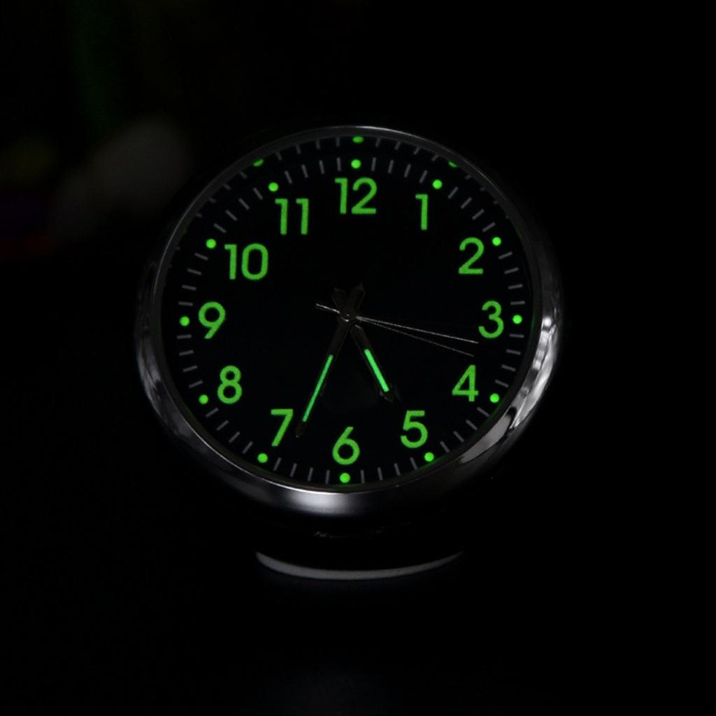Мини-автомобильные флуоресцентные настенные часы, кварцевые часы, универсальные карманные часы