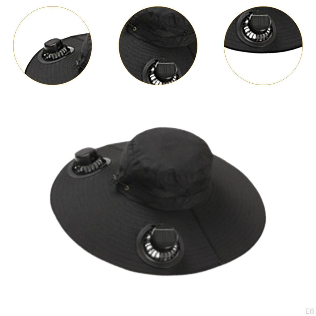 Bucket Cap with Cooling Feature and Solar Fan for Fishing