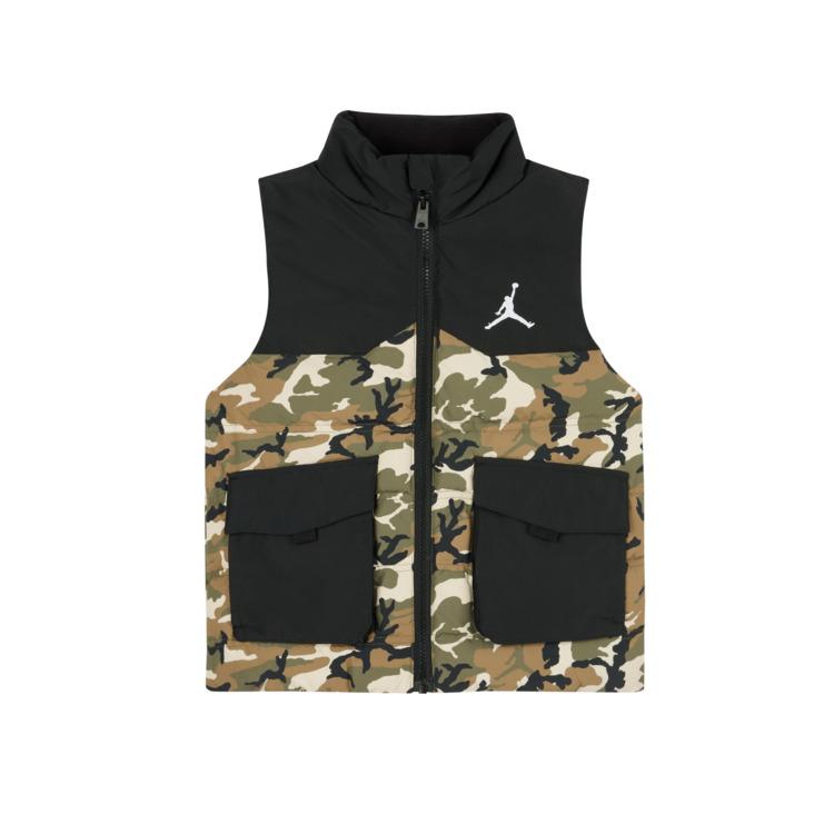 Jordan Kids Down Vests Stand Collar Moderate Down Vest JD2442021PS-004
