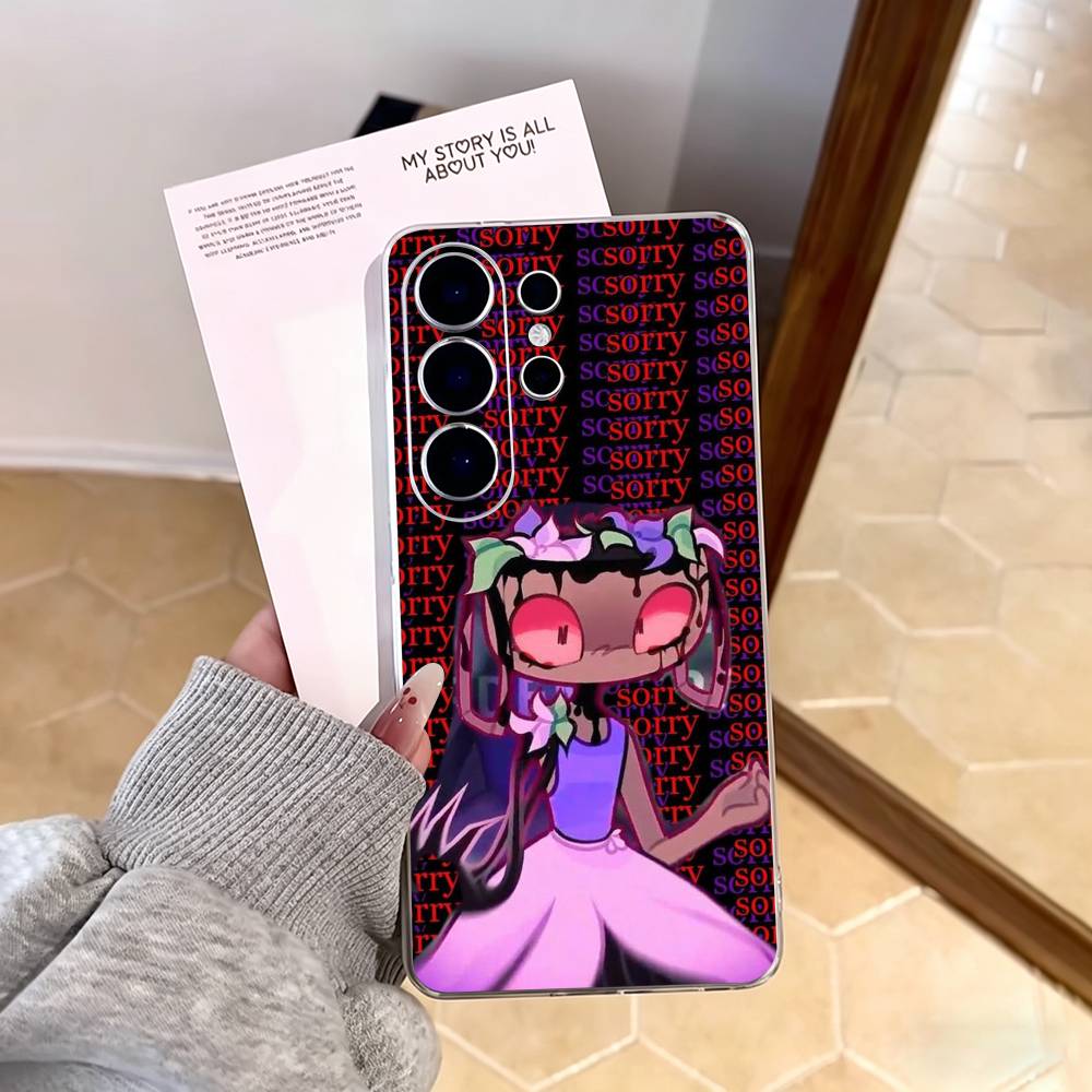 Чехол для телефона Bassie B-Bloomington D-Dandys World для SamsungS25,S24,S21,S22,S23,S30,Ultra,S20,Plus,Fe,Note,10,5G Прозрачный чехол