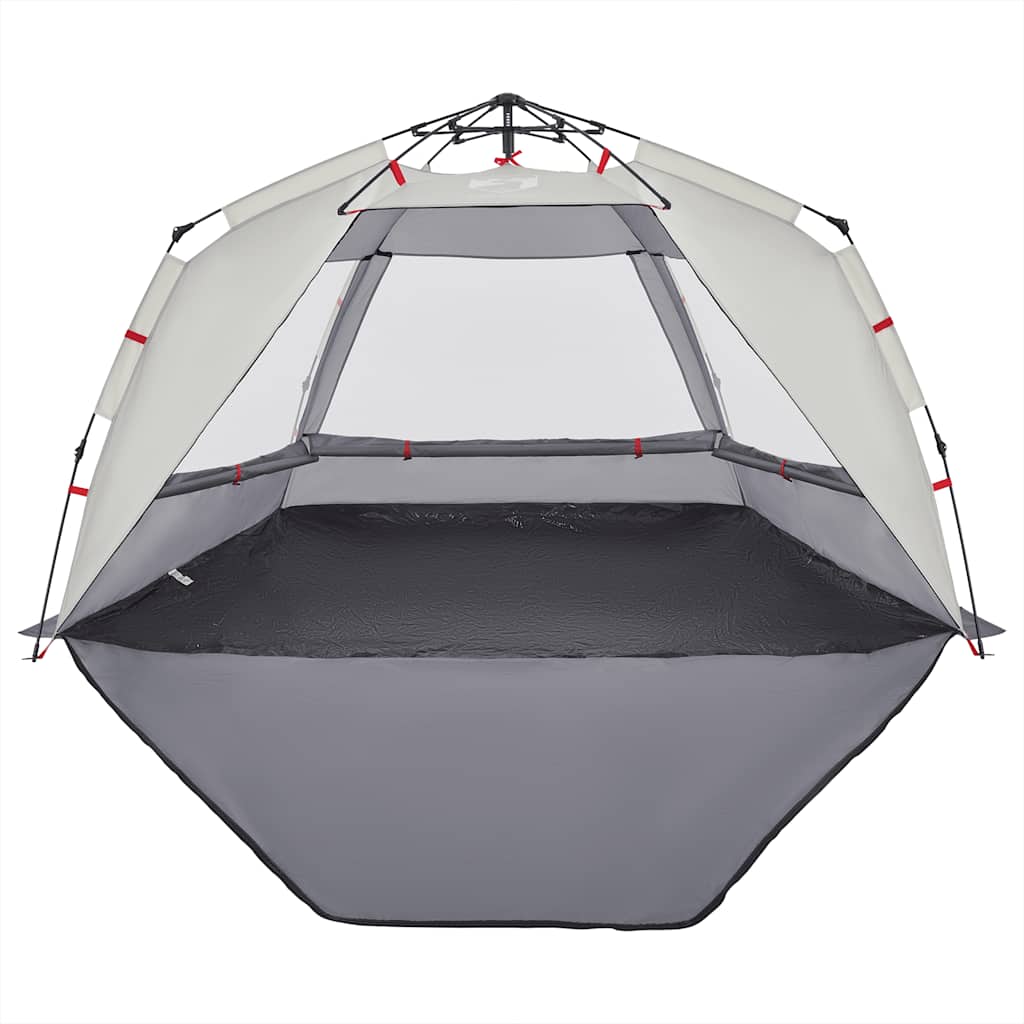 Beach Tent for 3 Persons Gray Quick Release Waterproof