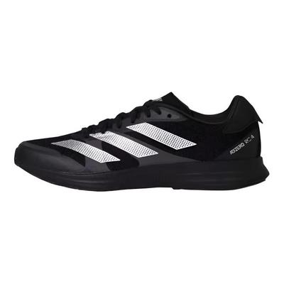 Adizero RC 4 Удобные Универсальные Сетчатая Поддержка Тренировки Тесты Соревнования Беговые Кроссовки Унисекс Черные KH7324