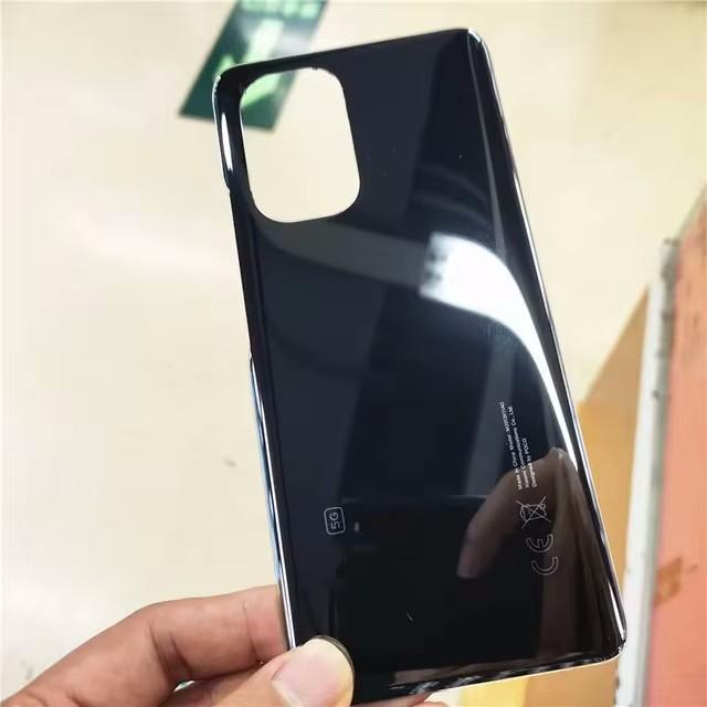 Для Xiaomi Poco F3 5G Задняя крышка аккумулятора из стекла Замена задней панели