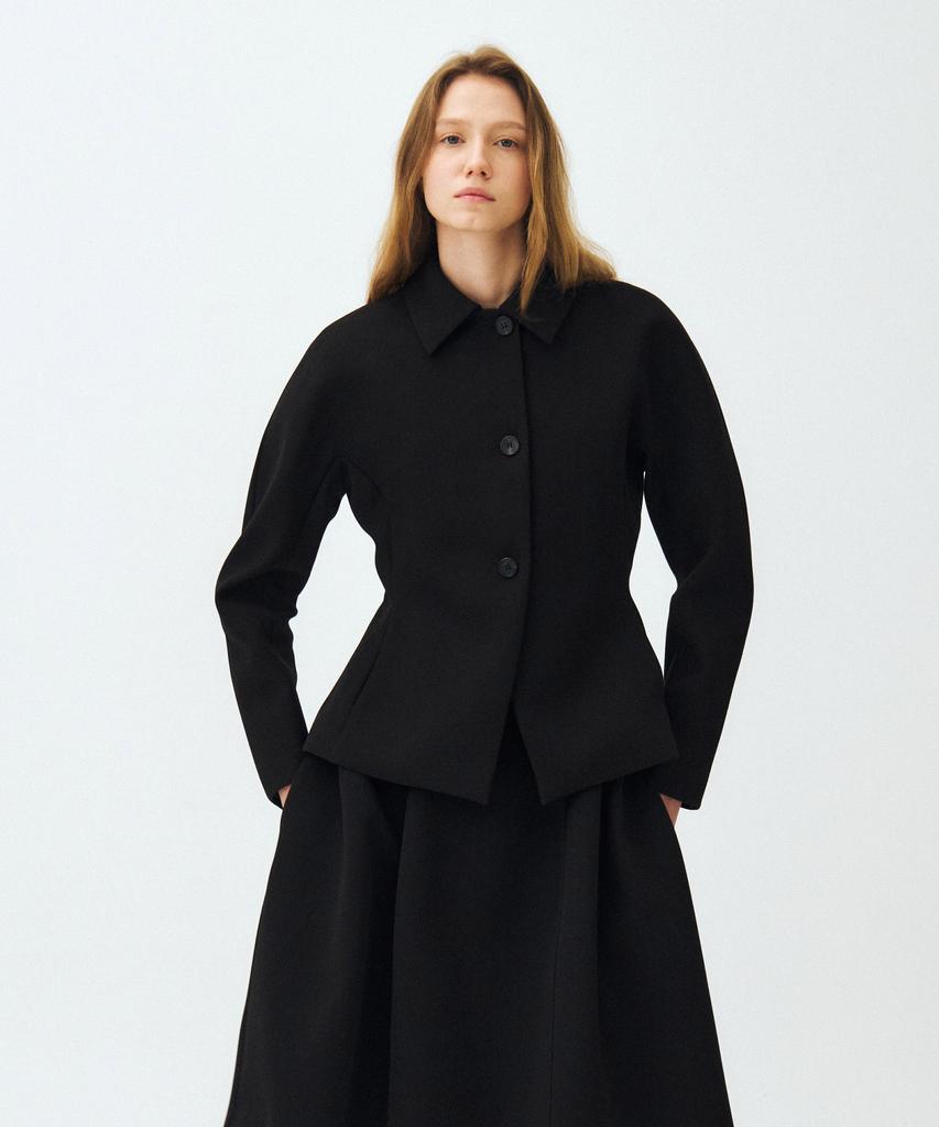Mais Petal Raglan Jacket / Black