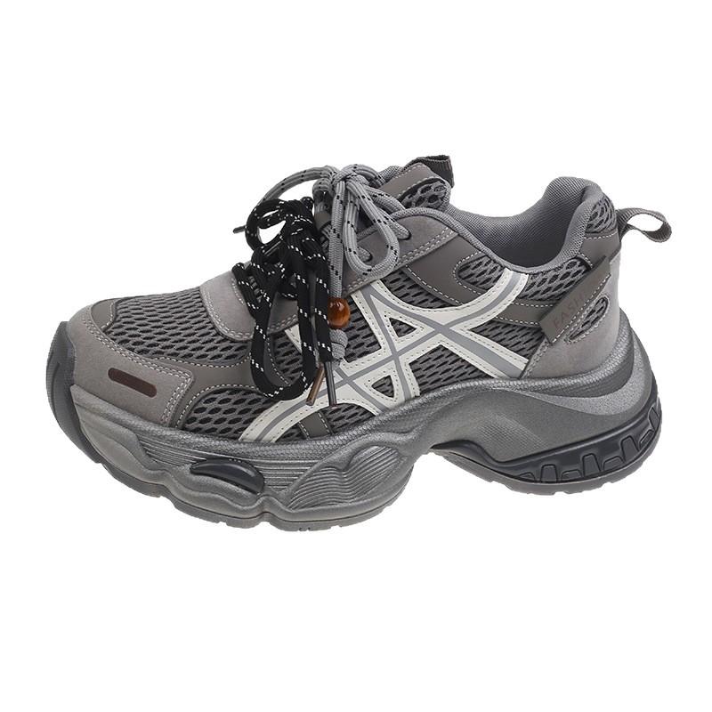 [Fanfuna] 2025 осень и зима новая толстая подошва с увеличением роста папины кроссовки женские в цветовой гамме универсальные легкие повседневные спортивные кроссовки