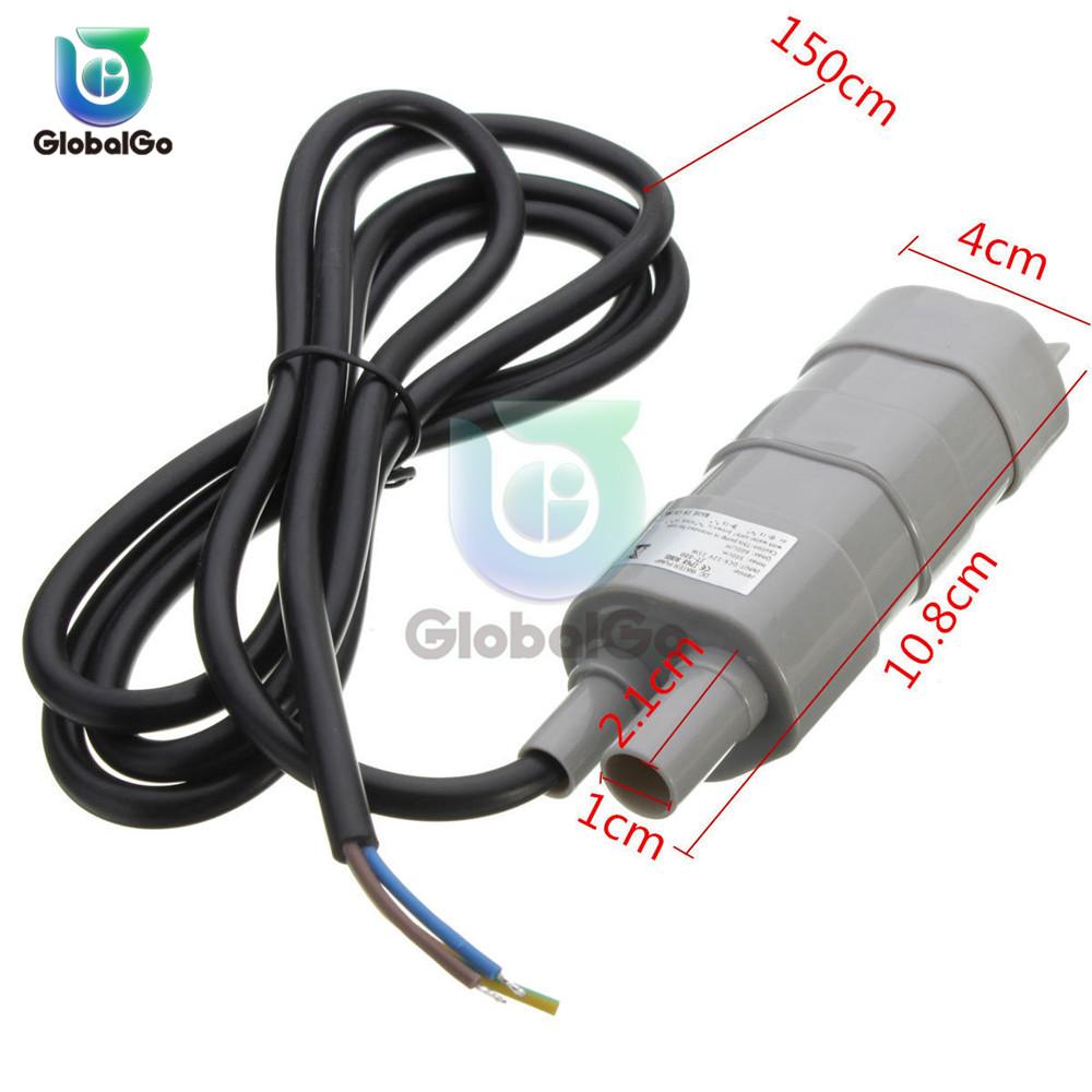 JT-500 Immersible DC Submersible Pump 12V 600L/H 5M for Water Aquarium Bath Water Pump Garden Washing Pumps