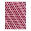 Miyamoto-Towel Japanese Tenugui Hand Towel, Asanoha (Crimson), 33x90cm, Cotton Fabric