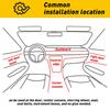 500CM Car LED Interior Atmosphere Decor Wire EL USB Strip Lights Lamp Bulbs Red