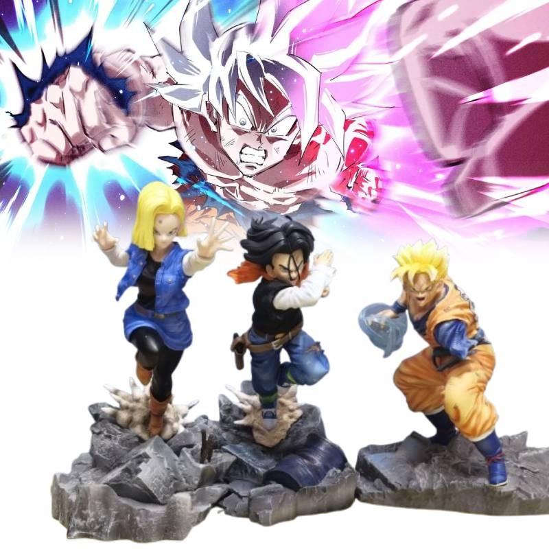 Saiyan Son Super Gohan Android 17 18 Action Figure Model Toy Doll Gift Kids