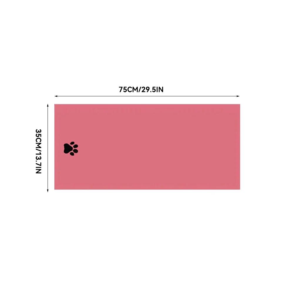35*75см/50*100см Полотенце из микрофибры для купания питомцев, вышитое, супермягкое, впитывающее, для кошек, для собак, для груминга