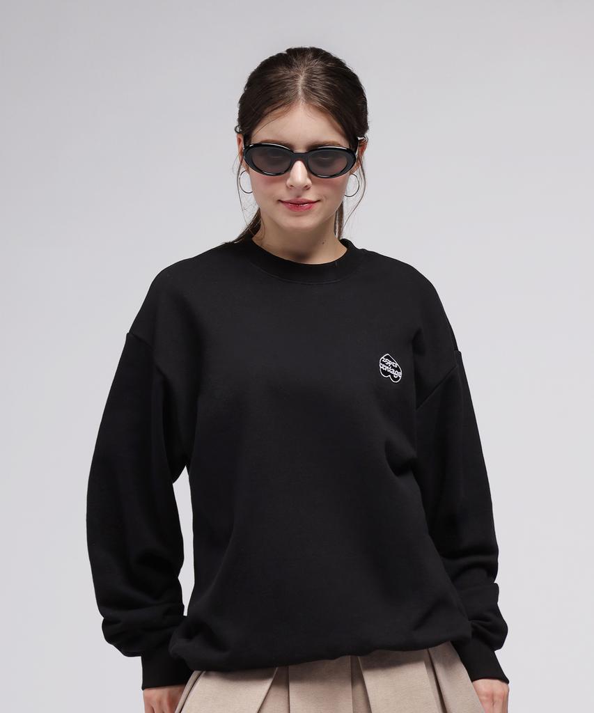 Свитшот с логотипом-сердцем Twenty-Five Percentage 25P 25A1304Bk