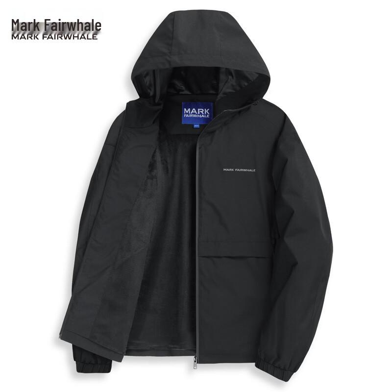 Mark Fairwhale Men's Windproof Hooded Workwear Jacket