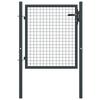 Day and Night - Day and Night Garden Mesh Door Gray Galvanized Steel 100x125 Cm