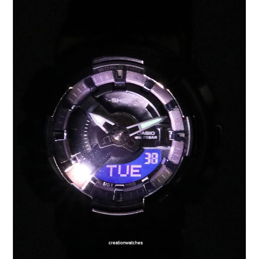 Casio G-Shock Analog Digital Quartz GM-S110B-8A GMS110B-8 200M Womens Watch