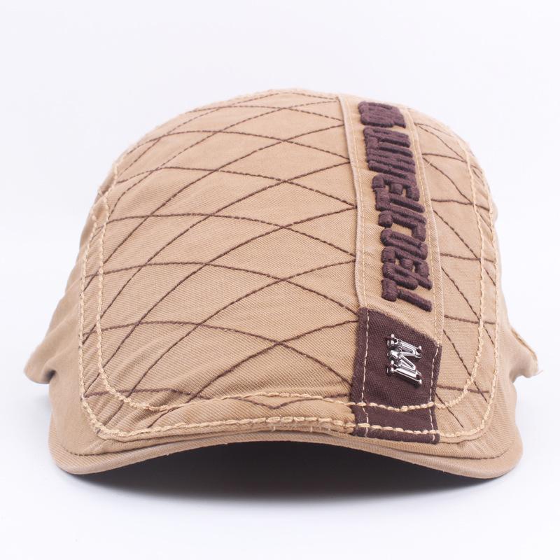 M Стандартная вышитая буква кепка сезон мужской берет импортная торговля горячая распродажа вперед шляпа