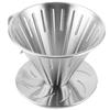 Нержавеющая сталь Pour Over Coffee Dripper Cone Filter Cup Stand Coffee Machine Accessories Home
