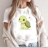 Summer T-shirt for Women, Daily Trendy Style, Cute Printed Short-sleeve Top.