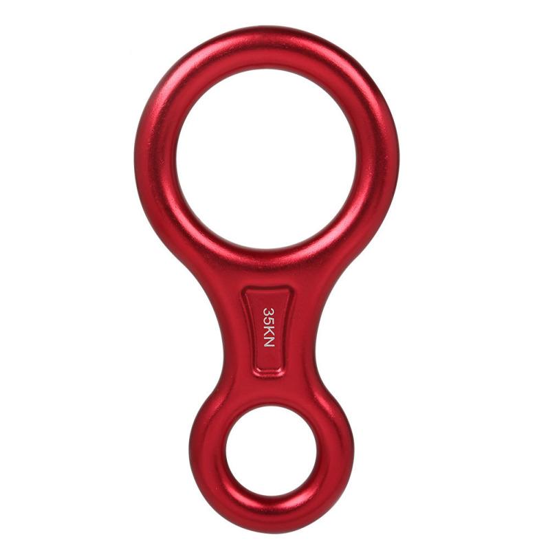 Устройство контроля спуска 8-образного спуска для скалолазания на открытом воздухе для скалолазания