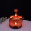 360ml Volcanic Flame Aroma Oil Diffuser Jellyfish Smoke Ring Air Humidifier Ultrasonic Atomizing Sprayer As Gift