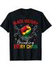 Black History T Shirt Celebrating African American Pride  &LtBreaking The Chains&Gt
