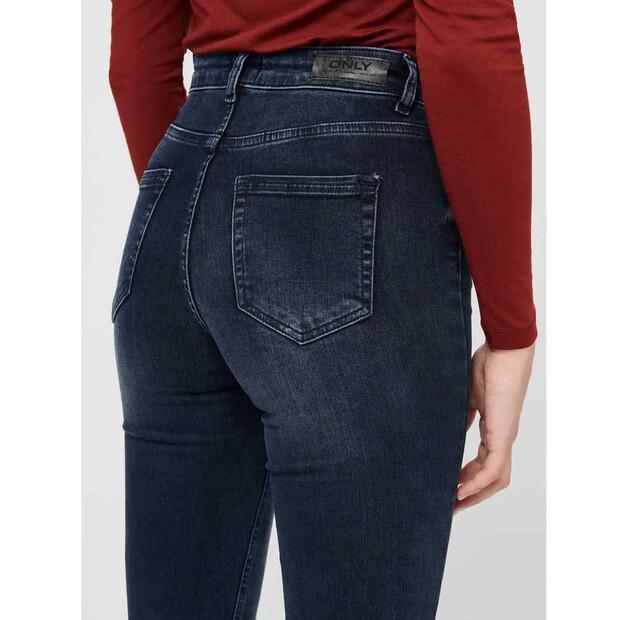 Only Blush Life Mid Waist Skinny Ankle Jeans