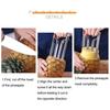 Pineapple Corer Stainless Steel Pineapple Cutter Easy-to-Use Handheld Fruit Core Remover Tool Home Supply