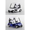 1/20 Scale Alloy Golf Cart Model Toys Metal Diecast Car Model High Simulation Pull Back Vehicle Toy Collection Boy Birthday Gift