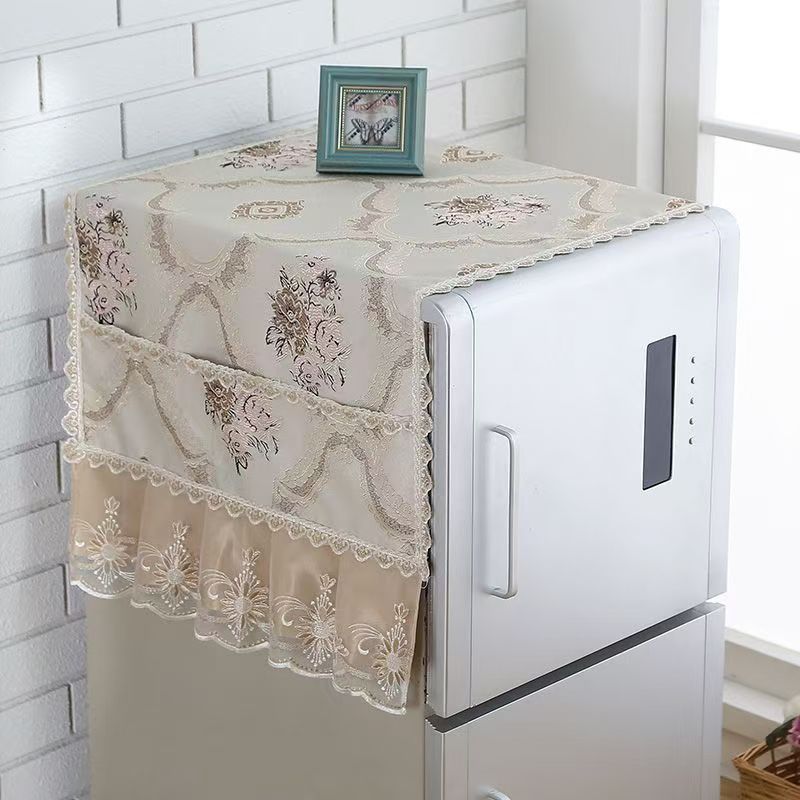 Обычный новый пылезащитный чехол для холодильника, чехол для стиральной машины, полотенце, утолщенный пылезащитный чехол для холодильника