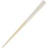 Sunny Life Design Wakasa Lacquer Bamboo Chopsticks, Dishwasher Safe, Cute, Colorful, Stylish, Pointed, 23cm, Sou Sou, White, Made In Japan, 146842