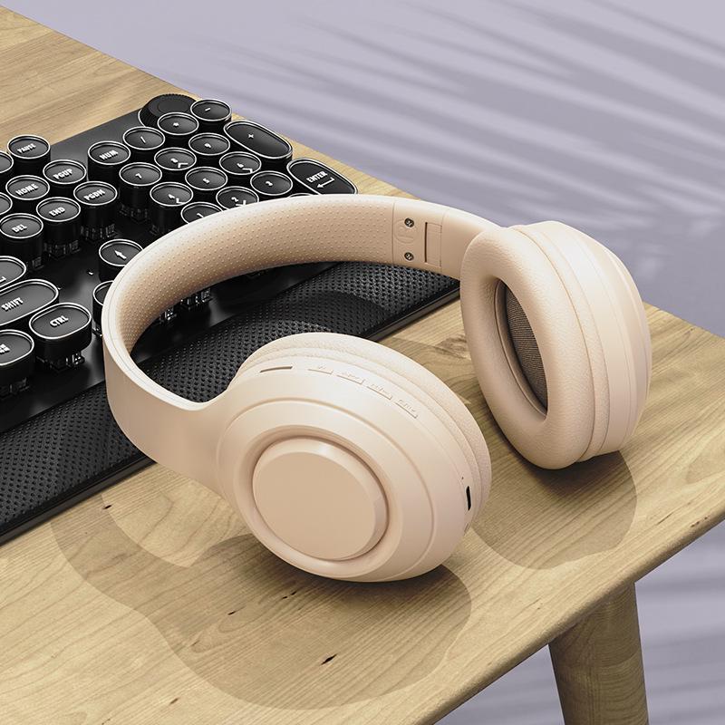 Wireless Over-Ear Bluetooth Headphones with Long Battery Life, Heavy Bass, and Call Functionality