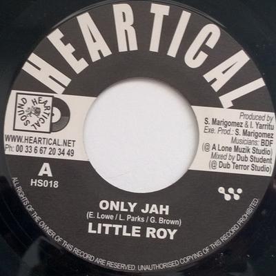 7-дюймовая пластинка LITTLE ROY BASQUE DUB FOUNDATION Only Jah Мелодика Раб HS018 Heartical 2005 Франция Регги Ска Даб Б/у