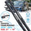 Автомобильный передний дворник для Toyota Tank, вместительный Daihatsu Thor M900 2016 ~ 2022, дворники лобового стекла