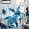 Eevee pattern Flannel Blanket, High quality Comfortable for All Seasons, Home Decor, Warmth and Comfort, Perfect for Gifts.