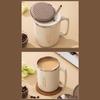480ML Coffee Cups With Straw&Spoon 304 Stainless Steel Reusable Portable Leak-proof Coffee Milk Mug Drinking Cup